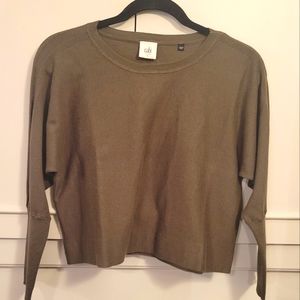 Forest green Cabi crop top